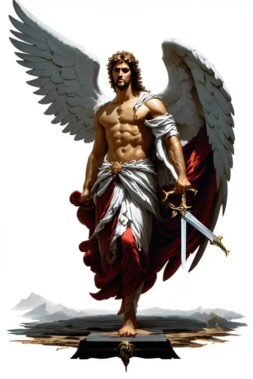Archangel Michael With A Sword