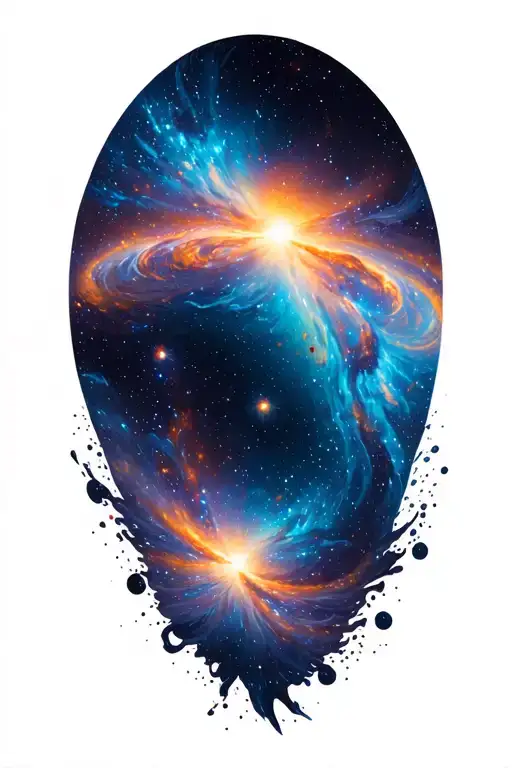 Outer Space Galaxy Background