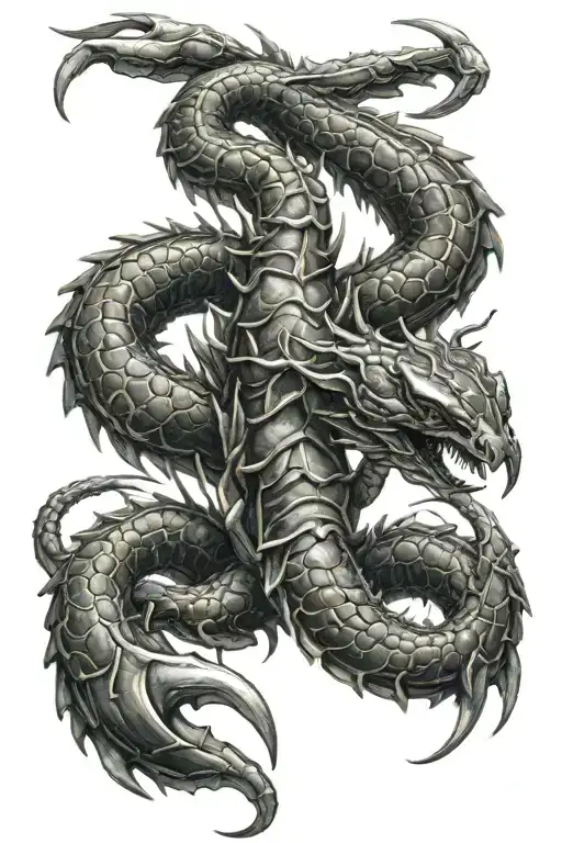 Scorpion With Dragon
