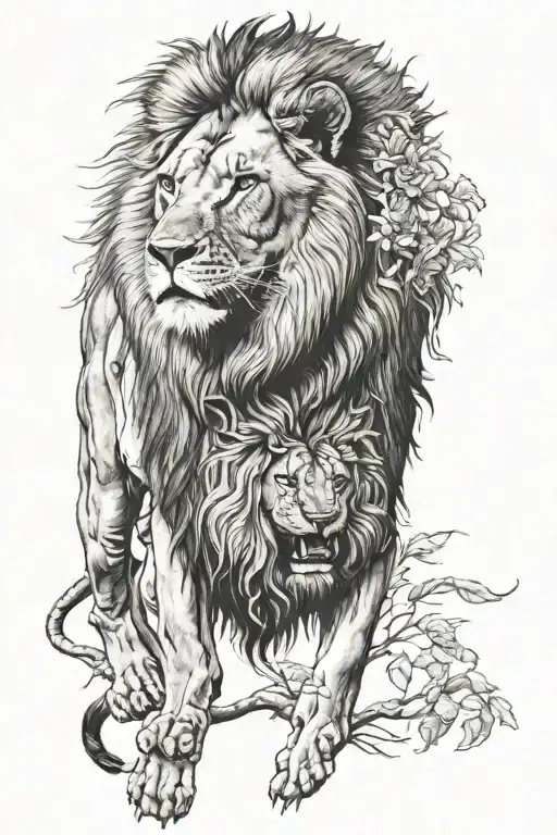 Lion Standing