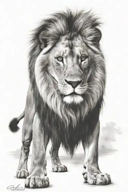 Lion Standing