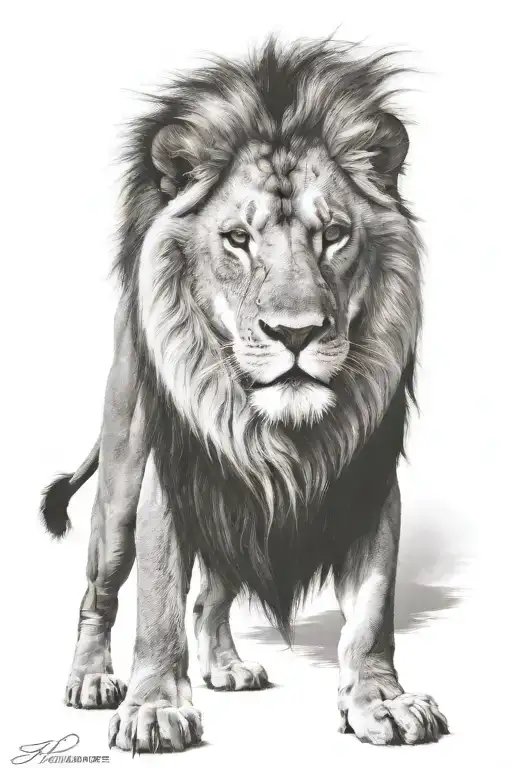 Lion Standing