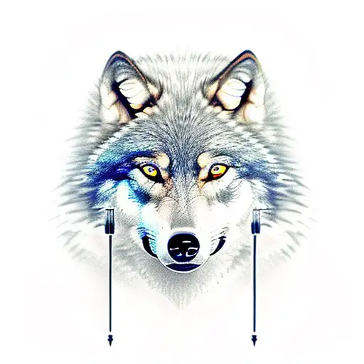 Wolf With Bionic Eye
