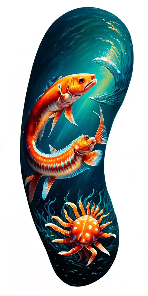 Ocean With Sea Creatures