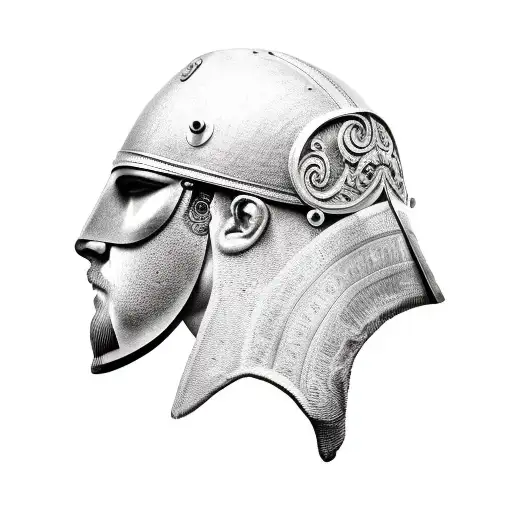 Roman Helmet Sideview