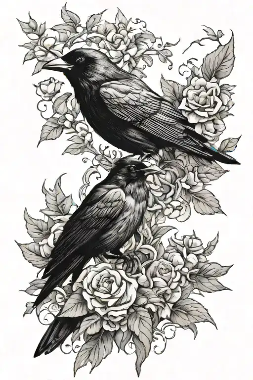 Raven And Swallow