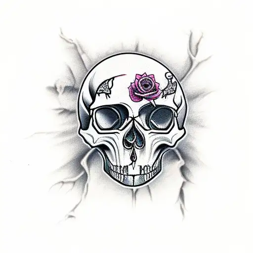 Women Death Skull Time