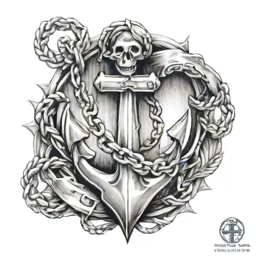 Cross Anchor Heart