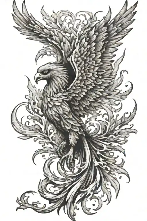 Phoenix Rising From The Ashes