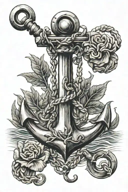 A Sea Anchor With Libra Zodiac Sign