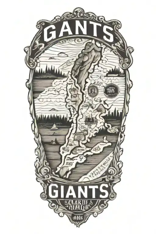 Sf Giants California State Map