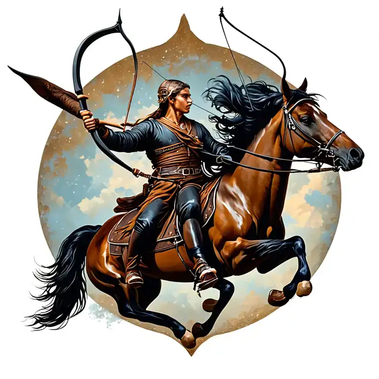 Sagittarius Archer Riding