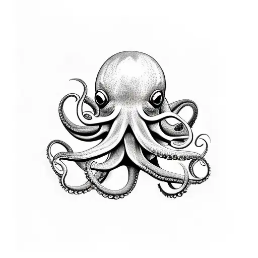 Octopus Realistic That Handle A Sowrd