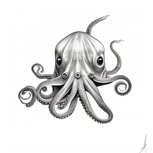 Octopus That Stick A Sowrd