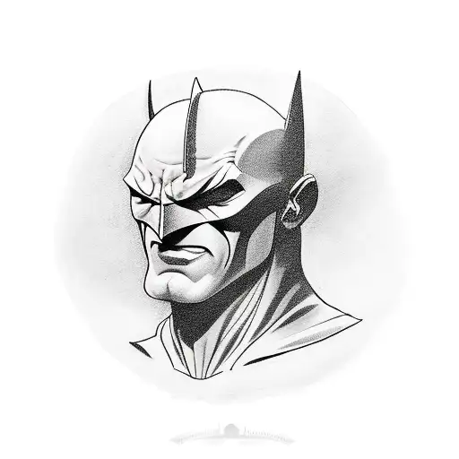 Realism Tattoo Of Batman Villains Plotting Their Next Evil Scheme