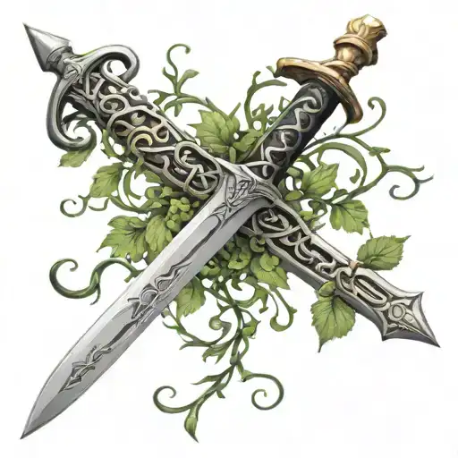 Sword With Vines