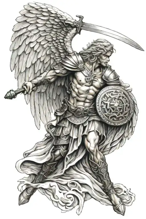Warrior Angel With Sword