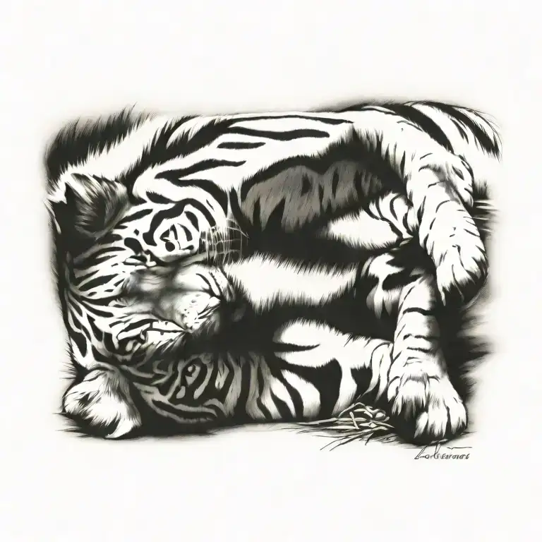 Tiger Laying