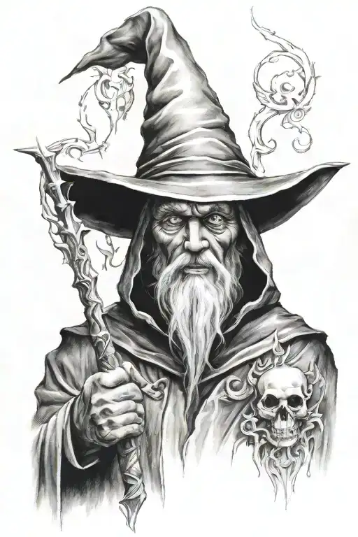 Dark Wizard Close Up