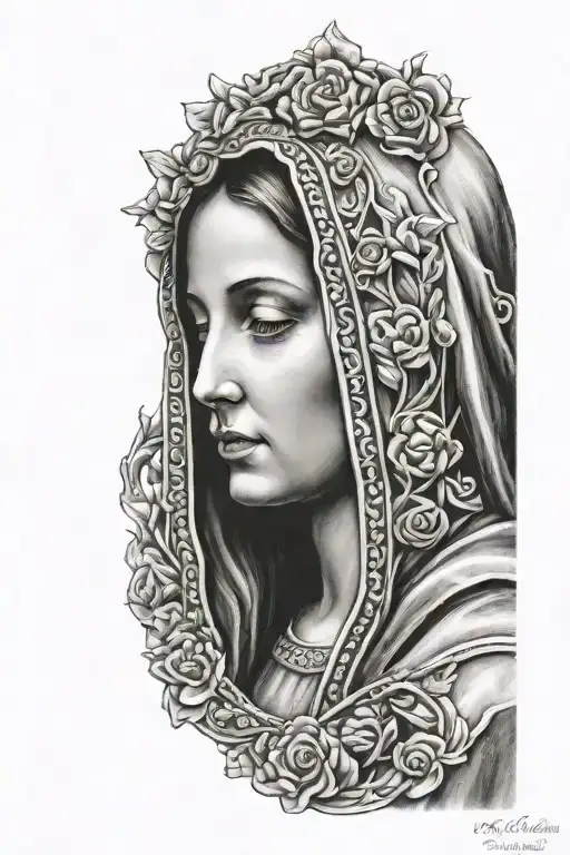 Virgin Mary Portrait