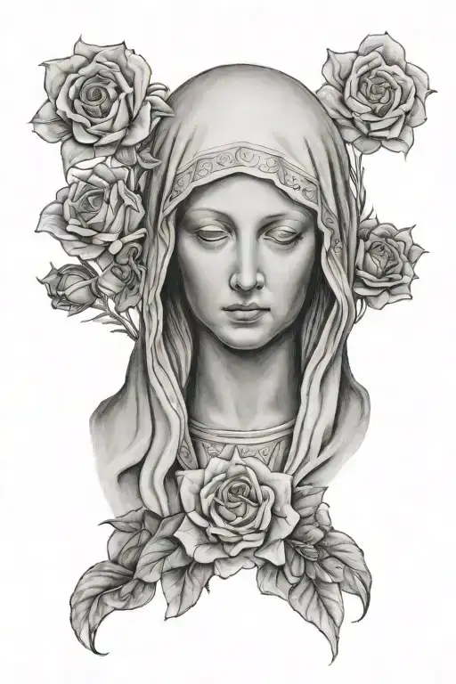 Virgin Mary Portrait
