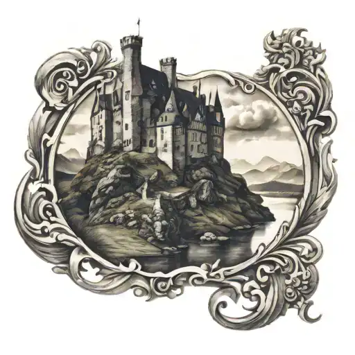 Scottish Castle Surrounded
