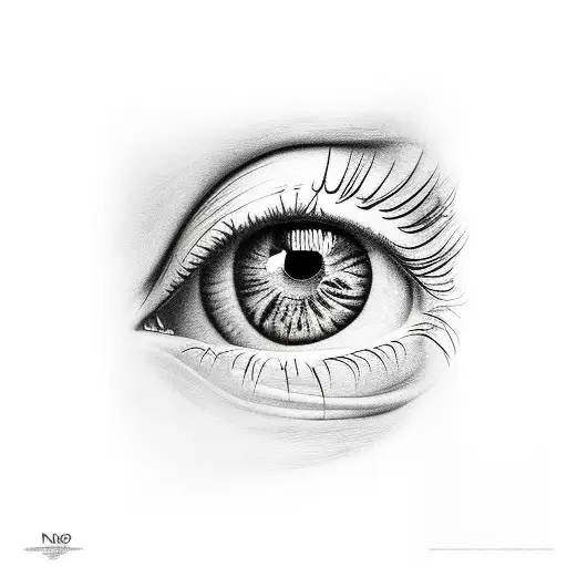 Crazy Eye With Human