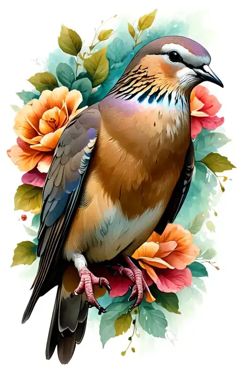 Mourning Dove Carrying