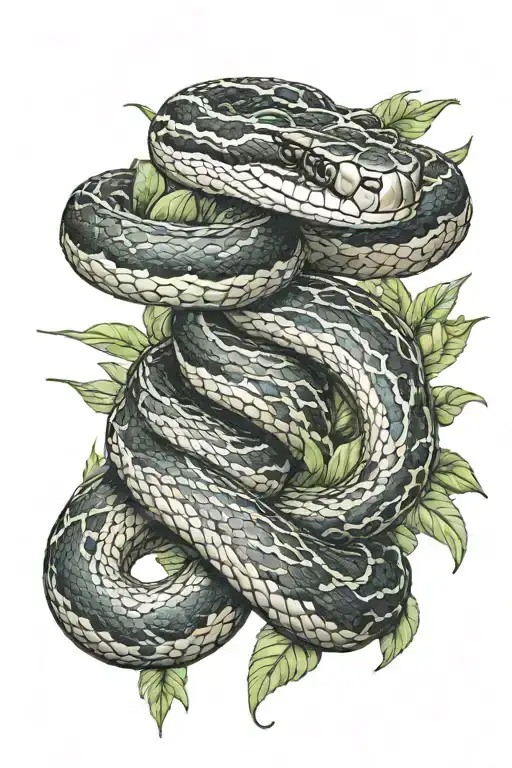 Jungle Snake Wrapped