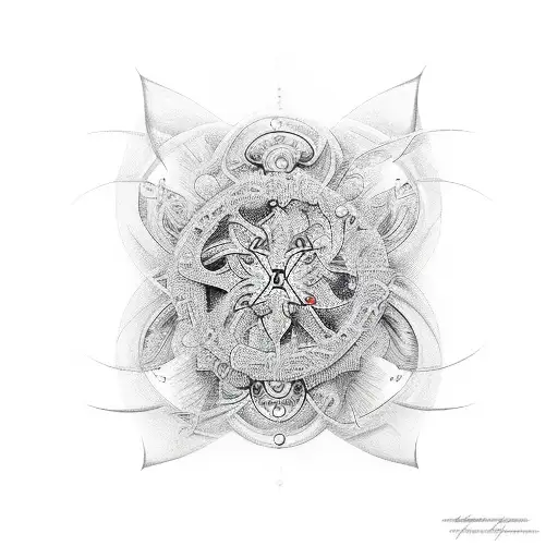 An Abstract Representation Of A Healthy Mind And Body