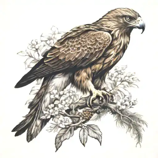 Golden Eagle And Nature