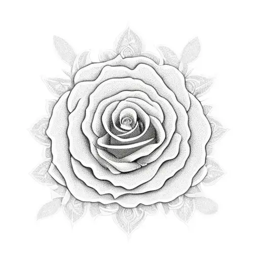 A Guitar Made Of Intricate Floral Patterns