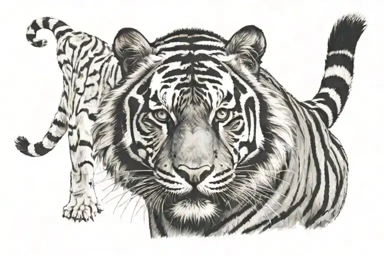 Tiger Standing