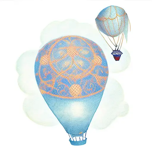 Little Boy Watching His Balloon Fly Into The Sky