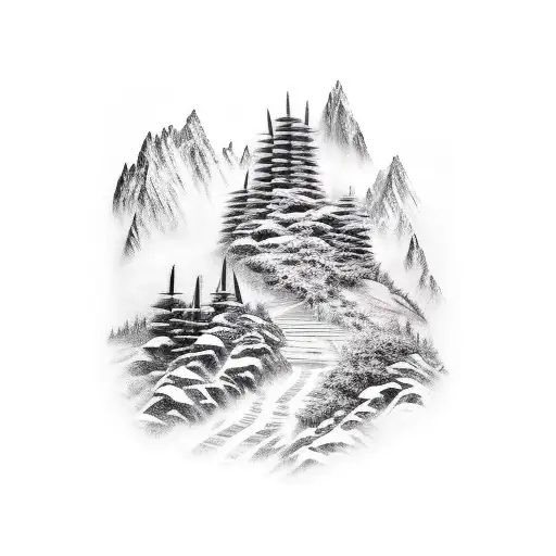 Mountain Bamboo Detailed