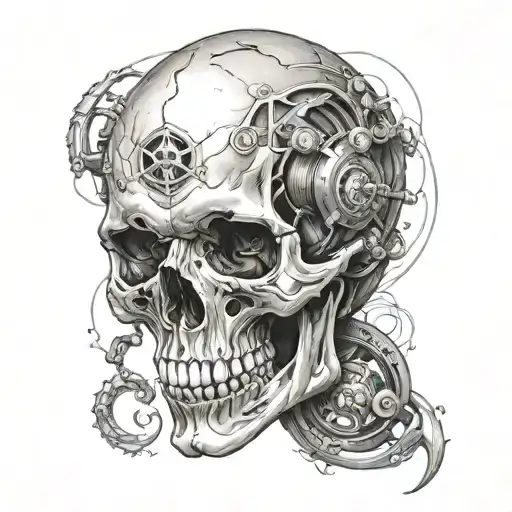 Earing Skull