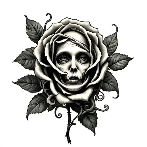 Scary Medusa Rose Virgo Sign