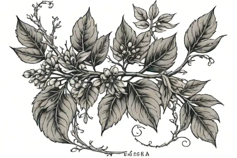 Barberry Branch And The Zodiac Sign Virgo