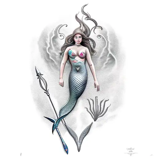 Mermaid With Trident