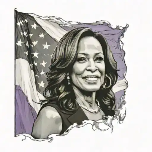 Kamala Harris Gay Pride Flag