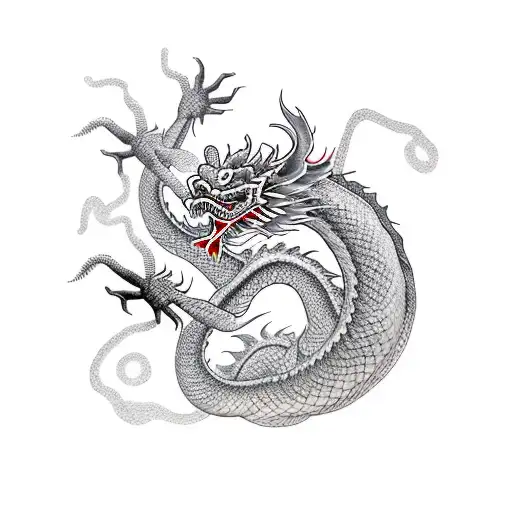 Chinese Dragon Arm Wrap