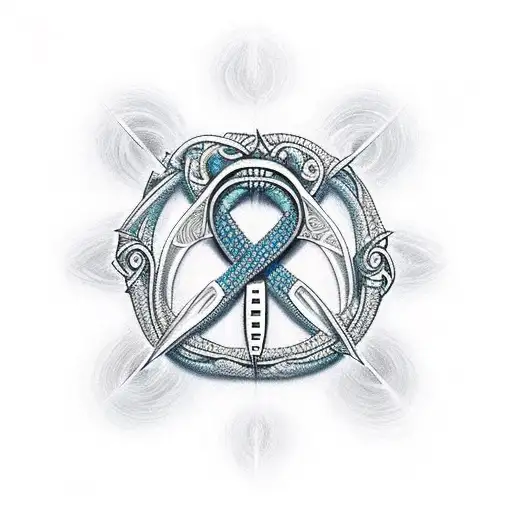 Birthstones Incorporated Into A Realistic Infinity Symbol