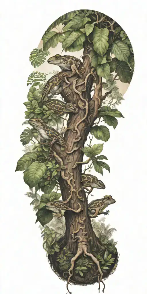 Coqui Rainforest America Family Tree