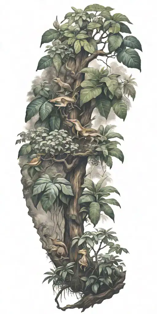 Coqui Rainforest America Family Tree Growing