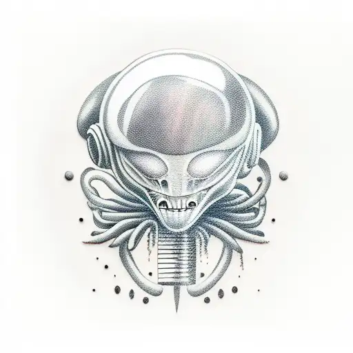 Alien Playing Guitar