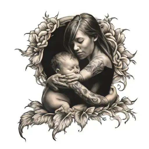 Rememberance Tattoo About Daughter Holding