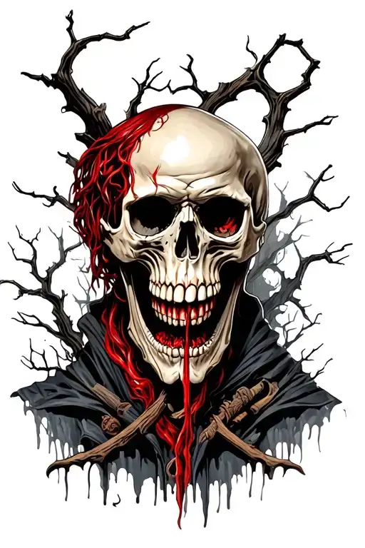 Skulls Graveyard Vampire