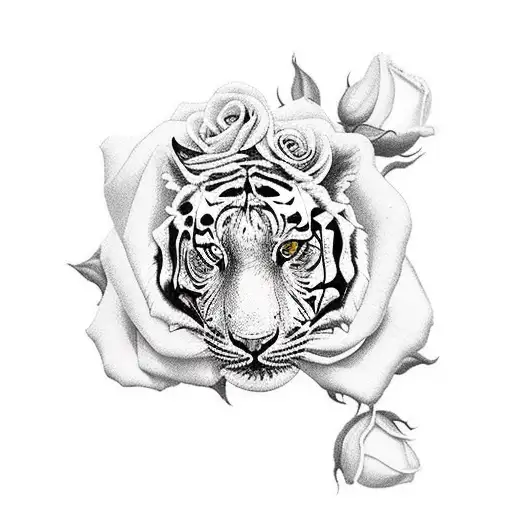 Rose With Tiger