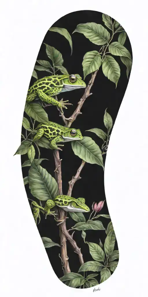 Puerto Rican Rain Forest Tree Inspired Featuring Coqui