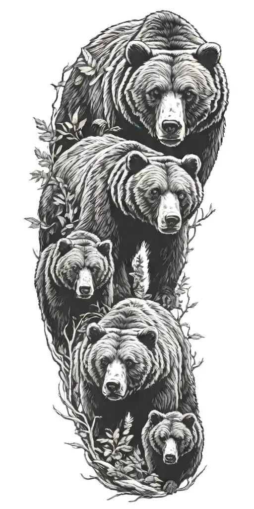 Bears In Nature